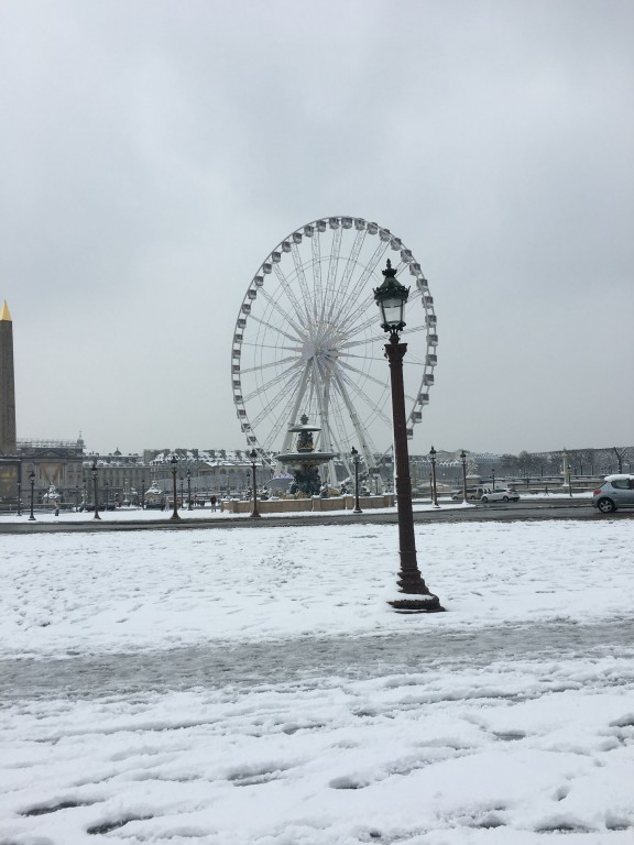 Paris sous la neige